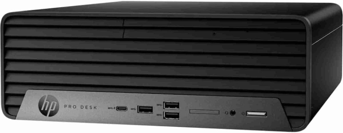 Ordinateur de bureau professionnel HP ProDesk 400 G9 SFF, processeur Intel, 32 Go de RAM, SSD PCIe de 1 To, double affichage 4K, USB-C, HDMI, RJ-45, Wi-Fi, clavier et souris doté de connectivité filaires, Windows 11 Professionnel