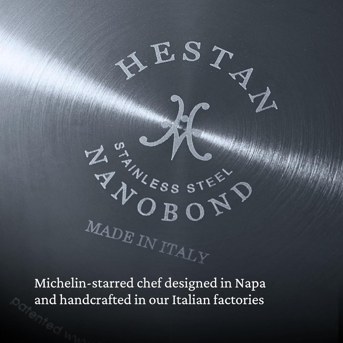 Hestan - Collection NanoBond - Poêle tout-en-un en titane, compatible doté de les plaques à induction, 3,5 litres