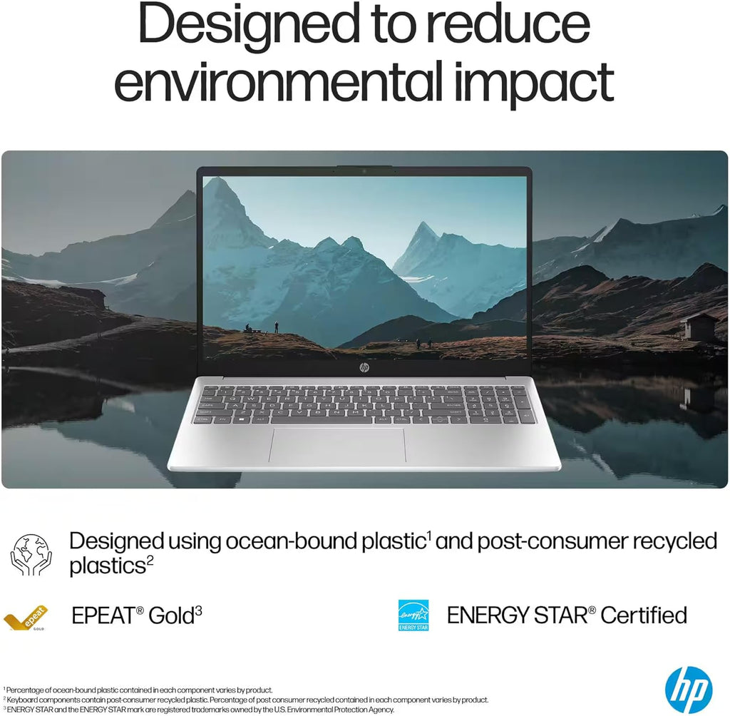 Ordinateur compact portable HP Flagship 15,6" tactile HD, processeur Intel i3 à 6 cœurs, 32 Go de RAM, 1,5 To de stockage (1 To SSD + 500 Go d'extension), Wi-Fi, batterie longue durée, HubxcelAccessory, licence à vie pour Office 2024, Windows 11