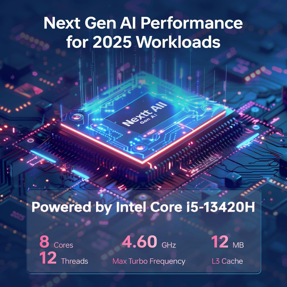 Ordinateur tout-en-un Lenovo IdeaCentre I Pro Business nouvelle génération doté de IA, écran tactile intuitif FHD 27 pouces 100 Hz, processeur Intel Core i5-13420H, 16 Go de RAM DDR5, SSD de 1 To, Wi-Fi 6, webcam, clavier et souris à connectivité…