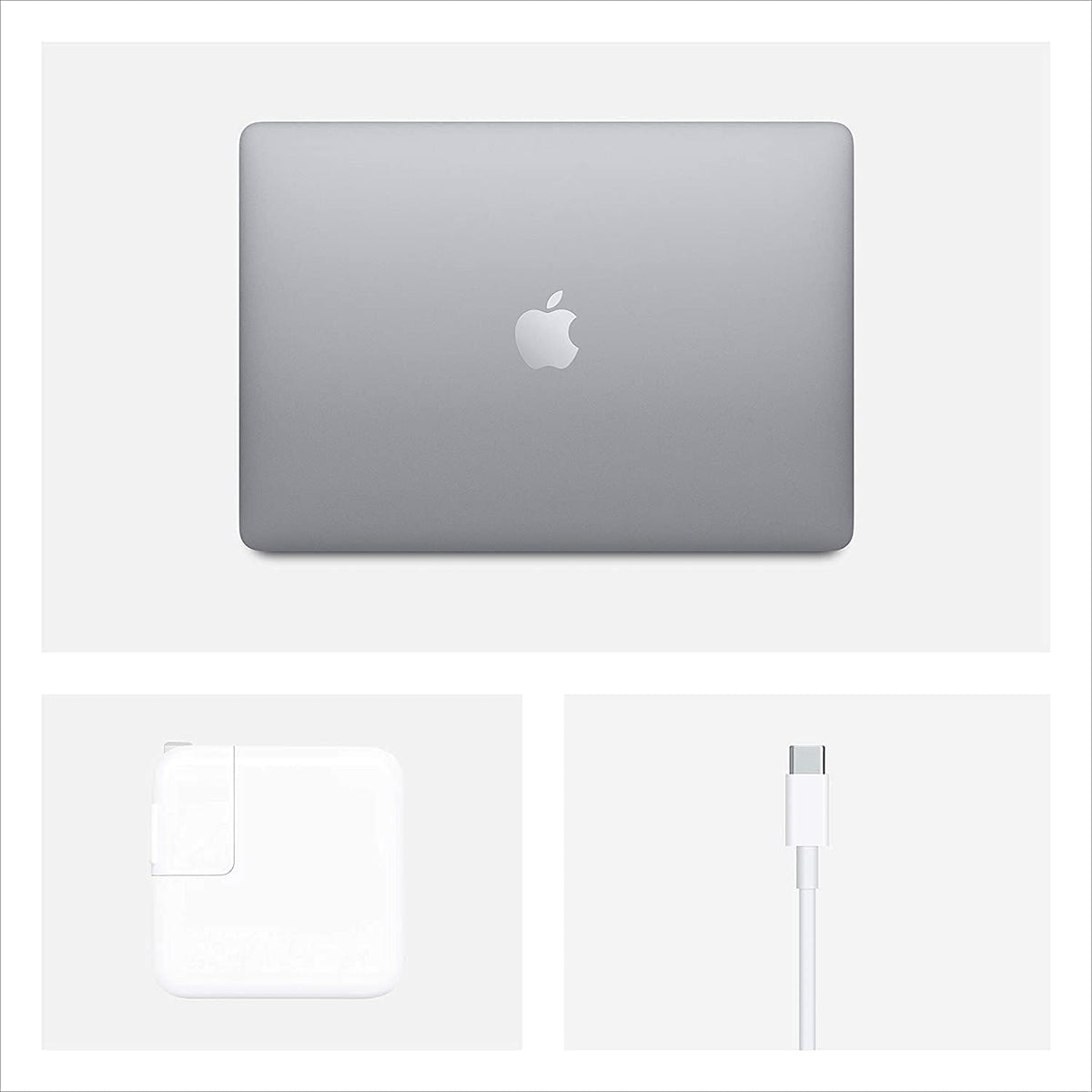 MacBook Air 2020 d'Apple avec processeur Intel Core i3 à 1,1 GHz, écran 13 pouces, 8 Go de RAM, stockage SSD de 128 Go, gris sidéral (reconditionné)