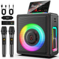 Machine de karaoké PPMIC doté de Bluetooth 5.3 et 2 microphones