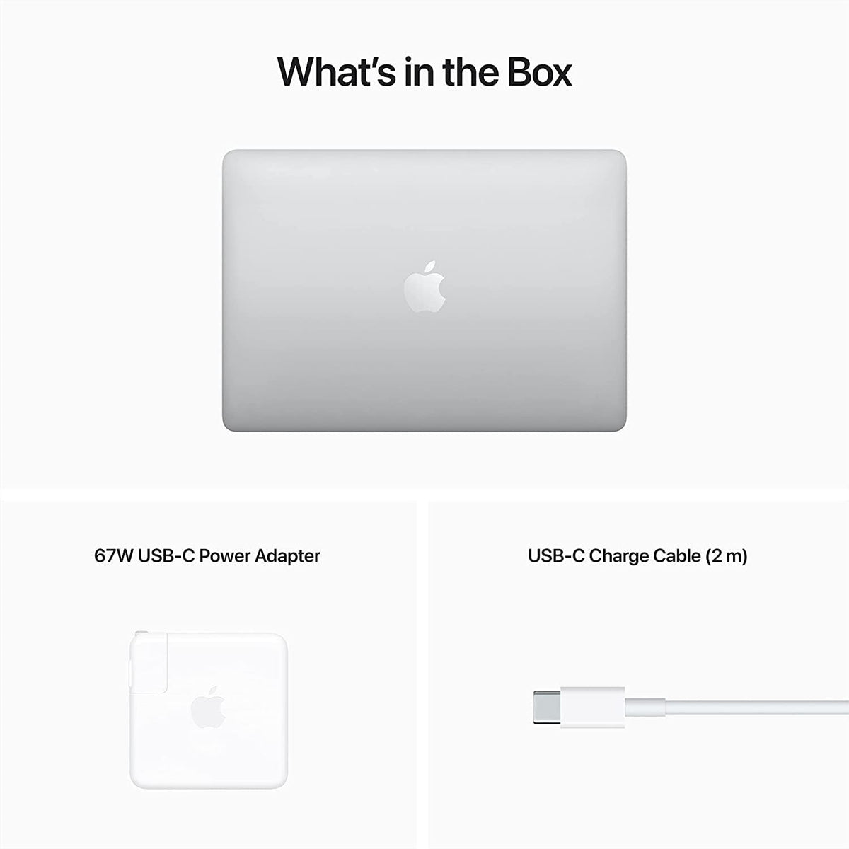 MacBook Pro 2022 d'Apple avec puce Apple M2 (13 pouces, 8 Go de RAM, 256 Go de stockage SSD) (clavier QWERTY anglais) Argent (reconditionné)