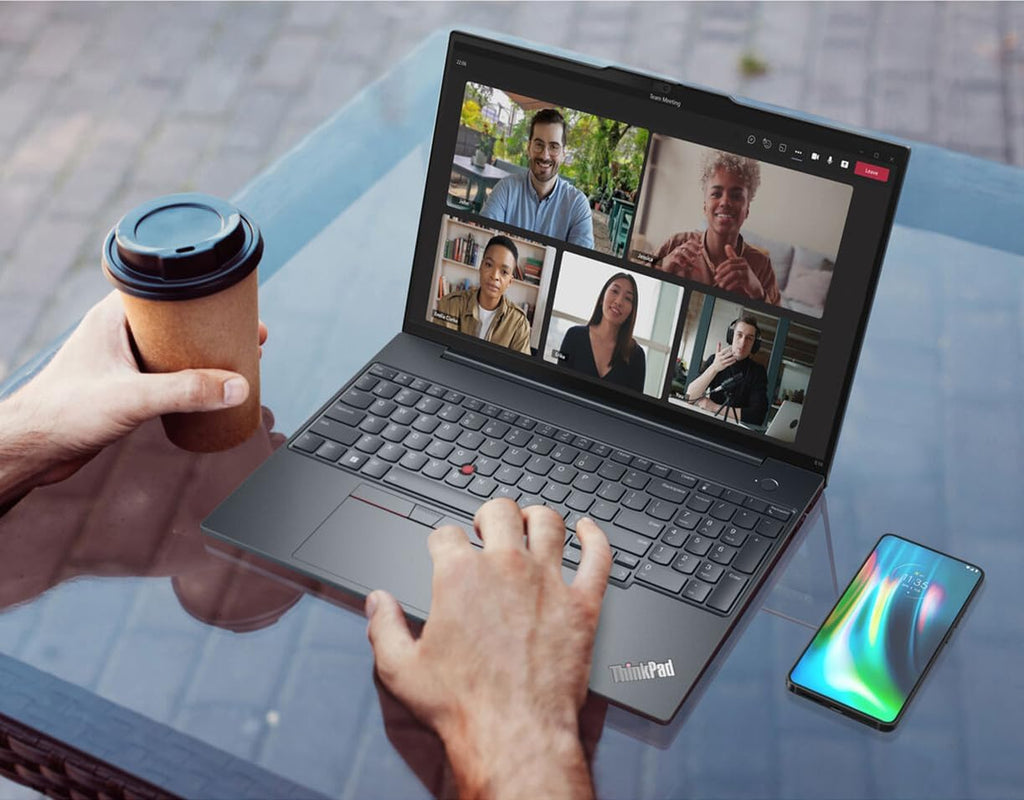 Ordinateur compact portable professionnel Lenovo ThinkPad E16 Gen 2 (écran 16 pouces FHD+ antireflet, processeur AMD Ryzen 7 7735U (supérieur à Intel i7-1355U), 16 Go de RAM DDR5, SSD de 512 Go), lecteur d'empreintes digitales rétroéclairé, Wi-Fi
