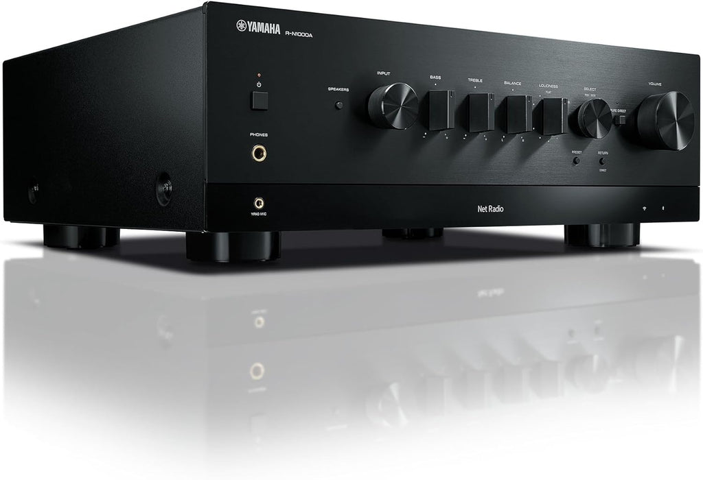 Récepteur réseau R-N1000A doté de entrée phono, HDMI et convertisseur numérique-analogique intégré (noir)