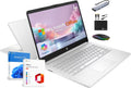 Ordinateur compact portable HP 14 (édition 2025) pour étudiants et professionnels : fin et élégant, avec suite Microsoft Office à vie, Copilot AI, processeur Intel quadricœur, 16 Go de RAM, 628 Go de stockage (128 Go UFS + 500 Go d’extension)
