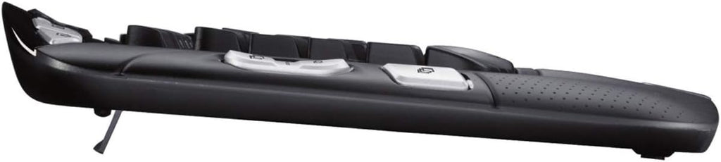 Clavier Logitech K350 - Connectivité à connectivité sans fil - RF - Noir - Interface USB