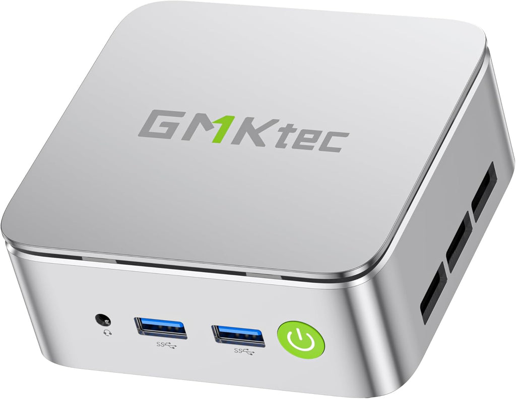Mini PC GMKtec G10 Ryzen 5 3500U (Plus performant que les N150/4300U/3200U) 16 Go de RAM, SSD de 512 Go, carte réseau 2,5 GbE, adapté à le bureau, la maison ou les petites entreprises (HTPC), triple écran 4K, Wi-Fi, Bluetooth, USB-C, DisplayPort…
