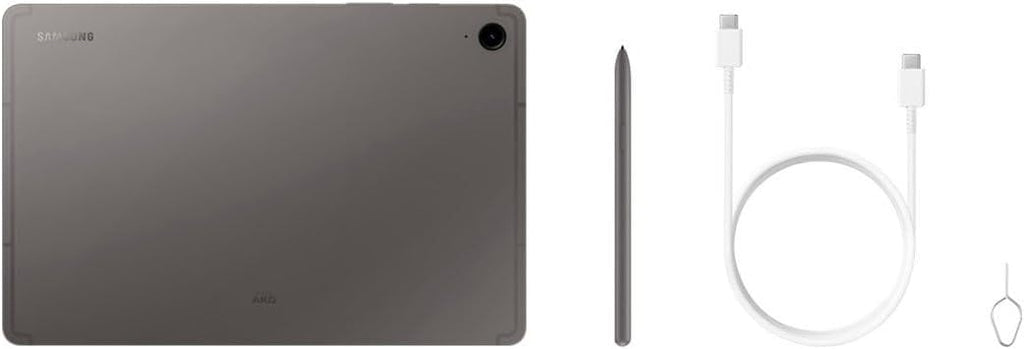 Tablette tactile Samsung Galaxy Tab S9 FE 10,9" 128 Go WiFi Android, grand écran, longue autonomie, processeur puissant, S Pen, appareil photo 8 MP, légère et résistante, stockage extensible, version US 2023, grise