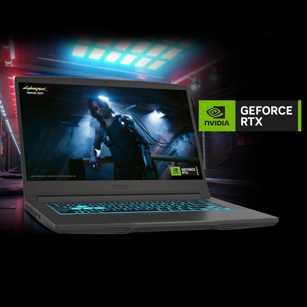 MSI Thin 15 B13VE-1697CA Ordinateur compact portable de jeu 15,6 pouces 144 Hz Intel® Core™ i5-13420H RTX 4050 16 Go SSD NVMe 512 Go Windows 11