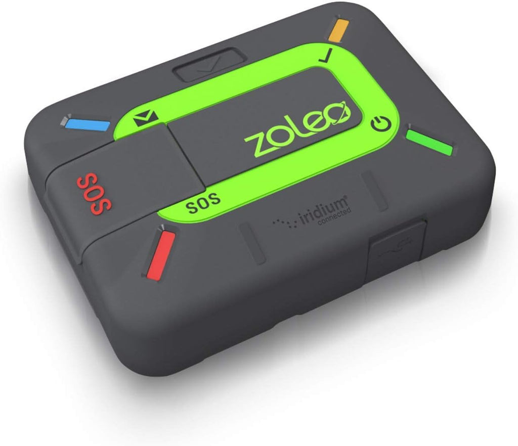 Communicateur satellite ZOLEO – Messagerie SMS et e-mail bidirectionnelle mondiale, alertes SOS d'urgence, enregistrement et géolocalisation GPS – Accessoire pour smartphones Android et iOS – Modèle pratique