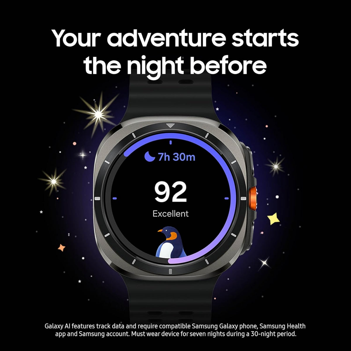 Présentation : Samsung Galaxy Watch Ultra (2025) 47 mm LTE, boîtier en titane, coaching du sommeil avancé, coaching de course, score d'énergie, suivi de la fréquence cardiaque, GPS, argent titane, version américaine, garantie 2 ans