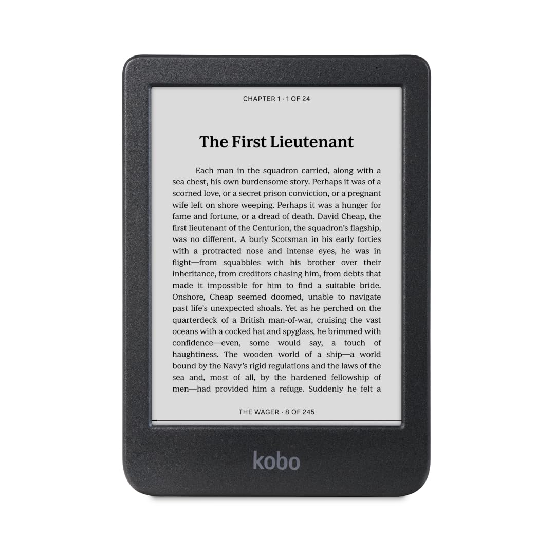 Liseuse KOBO Clara noir et blanc | écran tactile intuitif 6 pouces | Étanche | 16 Go