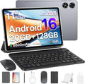 Tablette tactile Android 16 avec clavier, 11 pouces, processeur octocœur et intelligence artificielle Gemini, 20 Go de RAM + 128 Go de ROM (extensible jusqu'à 1 To), double caméra 13 MP + 8 MP, batterie 8 800 mAh, Wi-Fi 6, Widevine L1, 2 en 1 avec so