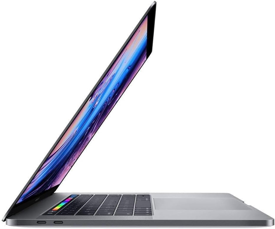 MacBook Pro 15,4 pouces d'Apple (écran Retina, Touch Bar, processeur Intel Core i7 6 cœurs à 2,2 GHz, 16 Go de RAM, stockage SSD de 256 Go), gris sidéral (MR932LL/A) (modèle 2018) (reconditionné)