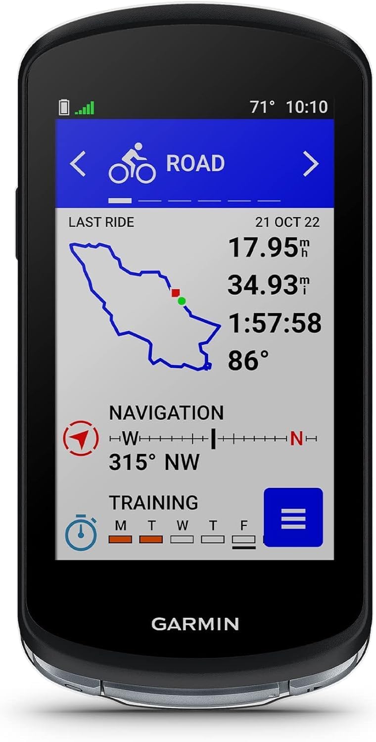 Compteur GPS pour vélo Garmin Edge 1040 : précision optimale sur route et hors route, batterie longue durée – Modèle pratique