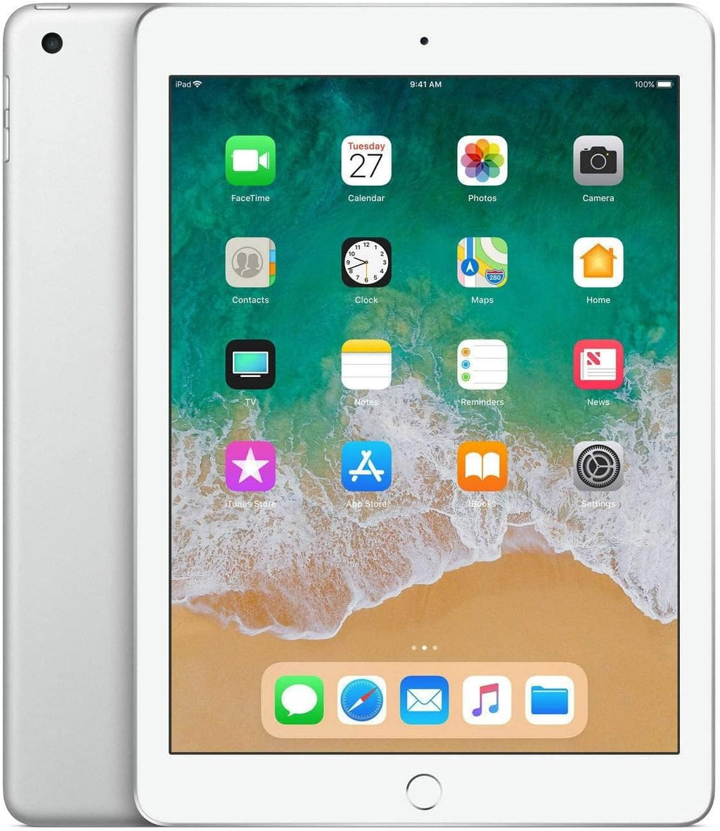 iPad Apple 9,7 pouces (début 2018, 32 Go, Wi-Fi uniquement, argent) MR7G2LL/A (reconditionné) pratique