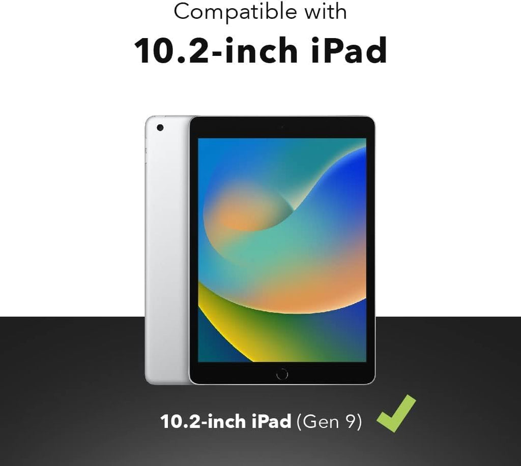 Étui détachable et clavier sans fil ZAGG Pro Keys pour Apple iPad 10.2 (9e, 8e et 7e générations) - Appairage Bluetooth, touches rétroéclairées de style ordinateur compact portable, porte-crayon Apple Pencil, protection contre les chutes jusqu'à 2