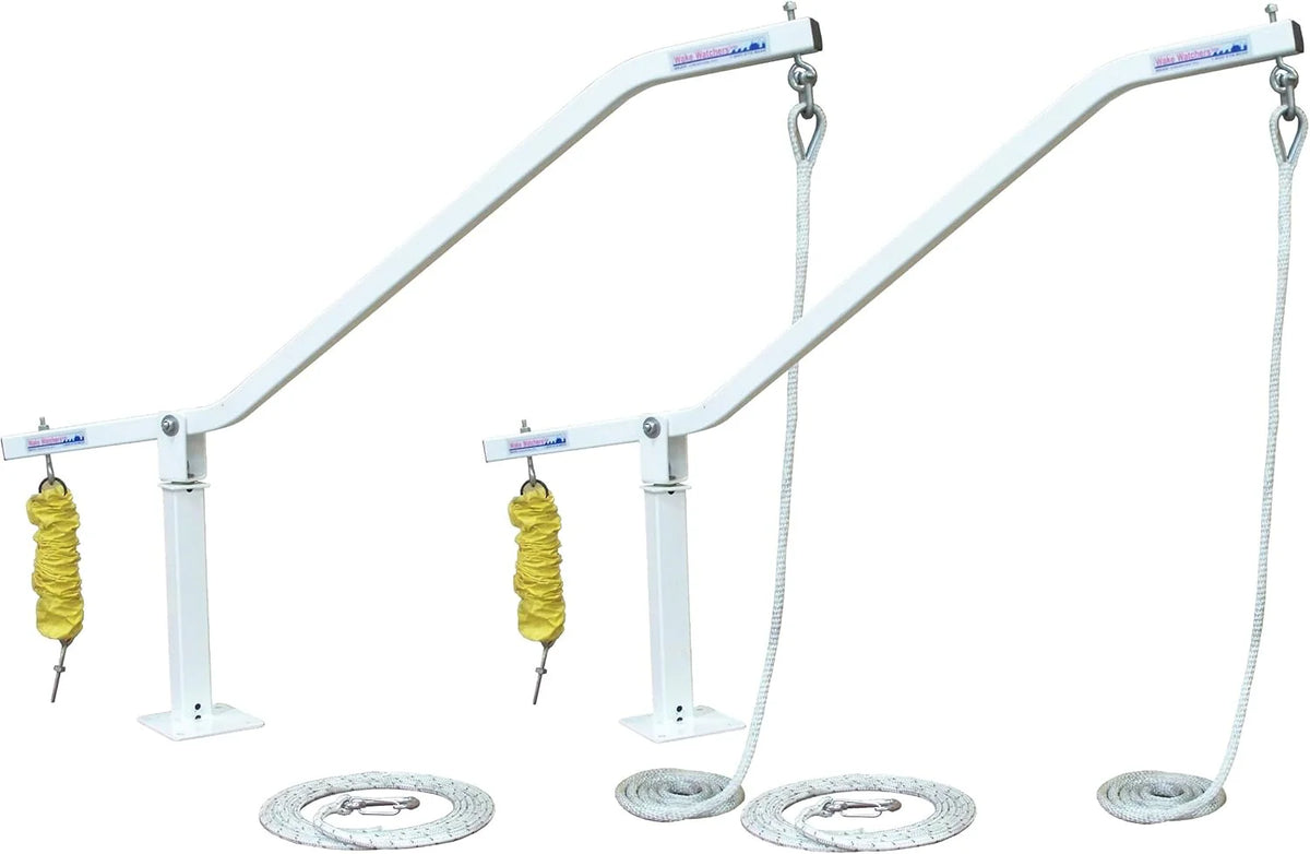 Bras d'amarrage latéraux de quai et amarres et accessoires du système d'amarrage Wake Watcher, 3500 livres – Modèle pratique