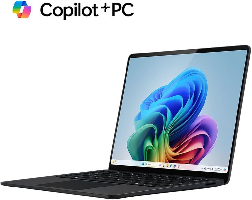 Ordinateur compact portable Microsoft Surface (2024) Windows 11 Copilot+ PC Écran tactile 15 pouces Snapdragon X Elite (12 cœurs) 32 Go de RAM 1 To de stockage SSD Noir