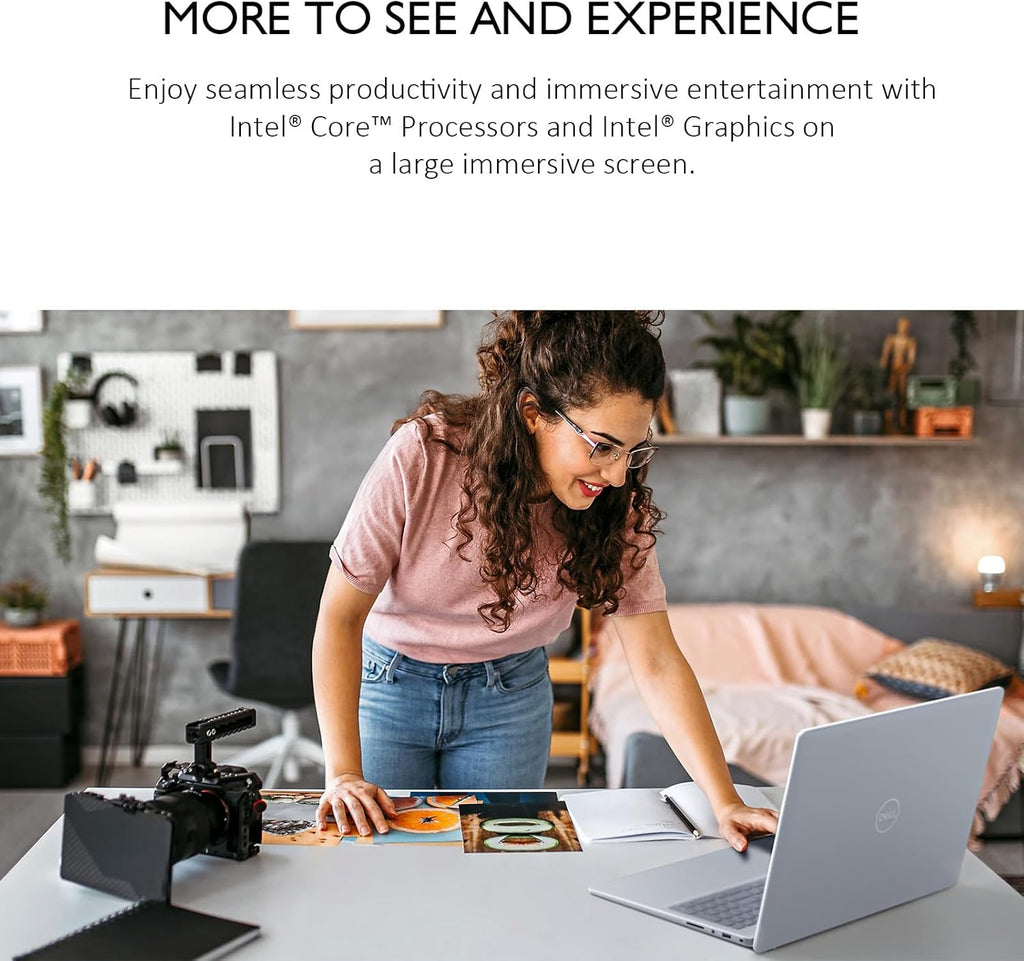 Ordinateur compact portable professionnel Dell Inspiron 16 : écran tactile 16:10 FHD+ (1920 x 1200), processeur Intel Core i7-150U, 64 Go de RAM DDR5, SSD de 4 To, clavier rétroéclairé, Wi-Fi 6E, licence à vie Microsoft Office et souris dédiée