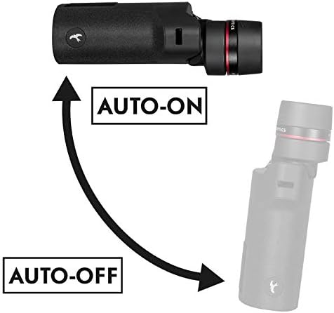 Jumelles haute performance APC STABILIZED 18x50 ED pour la chasse, l'observation des oiseaux et la navigation - Grossissement 18x doté de stabilisation d'image - Étanchéité IPX7 - Fonctionne doté de 7 piles AA
