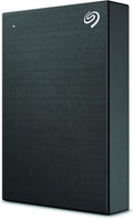 Disque dur externe compact portable Seagate One Touch, 4 To, cryptage matériel activé par mot de passe, compatible PC, ordinateur compact portable et Mac, USB 3.0, noir (STKZ4000400)