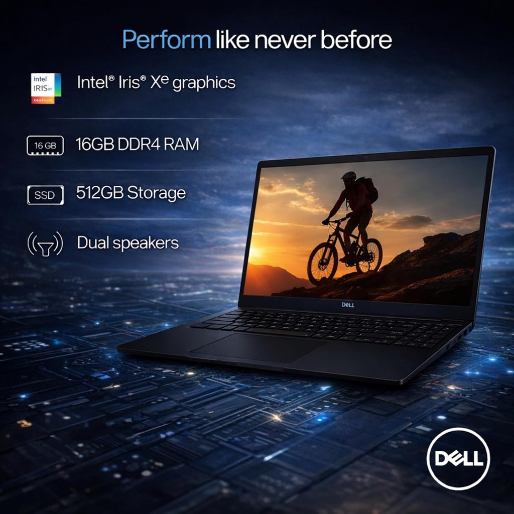 Ordinateur compact portable professionnel Dell Inspiron 15,6" FHD tactile, processeur Intel Core i5 de 13e génération (supérieur au i7-1250U), 12 Go de RAM, 768 Go de stockage (SSD de 256 Go et disque dur externe de 512 Go), Windows 11, Office 365