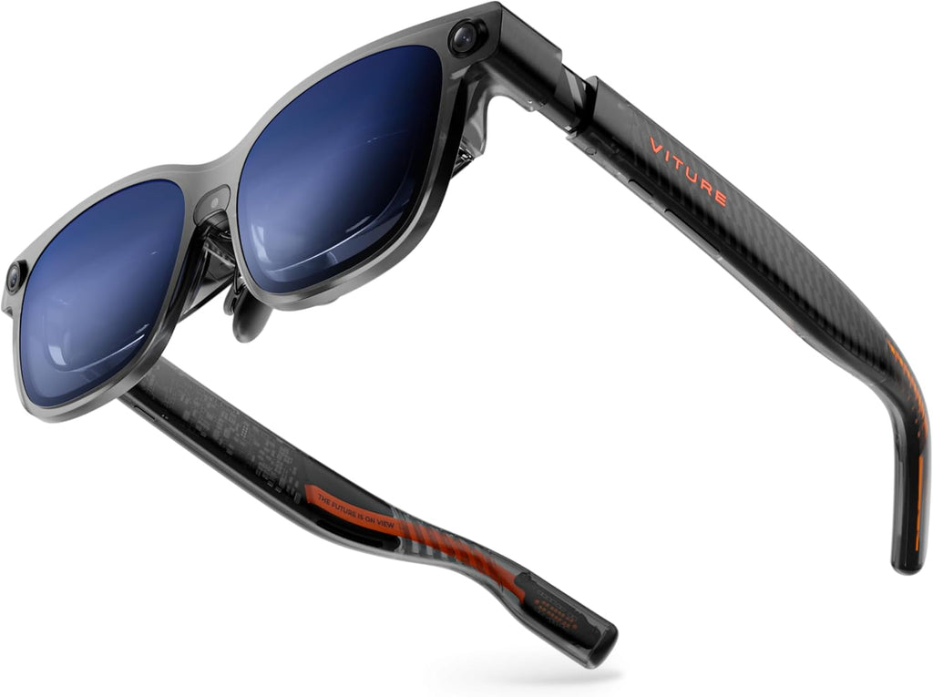 Lunettes VITURE Luma Ultra AR/XR 152'', compatibilité 6DoF complète, gestes de la main en réalité augmentée, champ de vision de 52°, luminosité de 1500 nits, compatibles iPhone 17/16/15, Android, Mac et PC. Switch et Switch 2 : première conversion 2D
