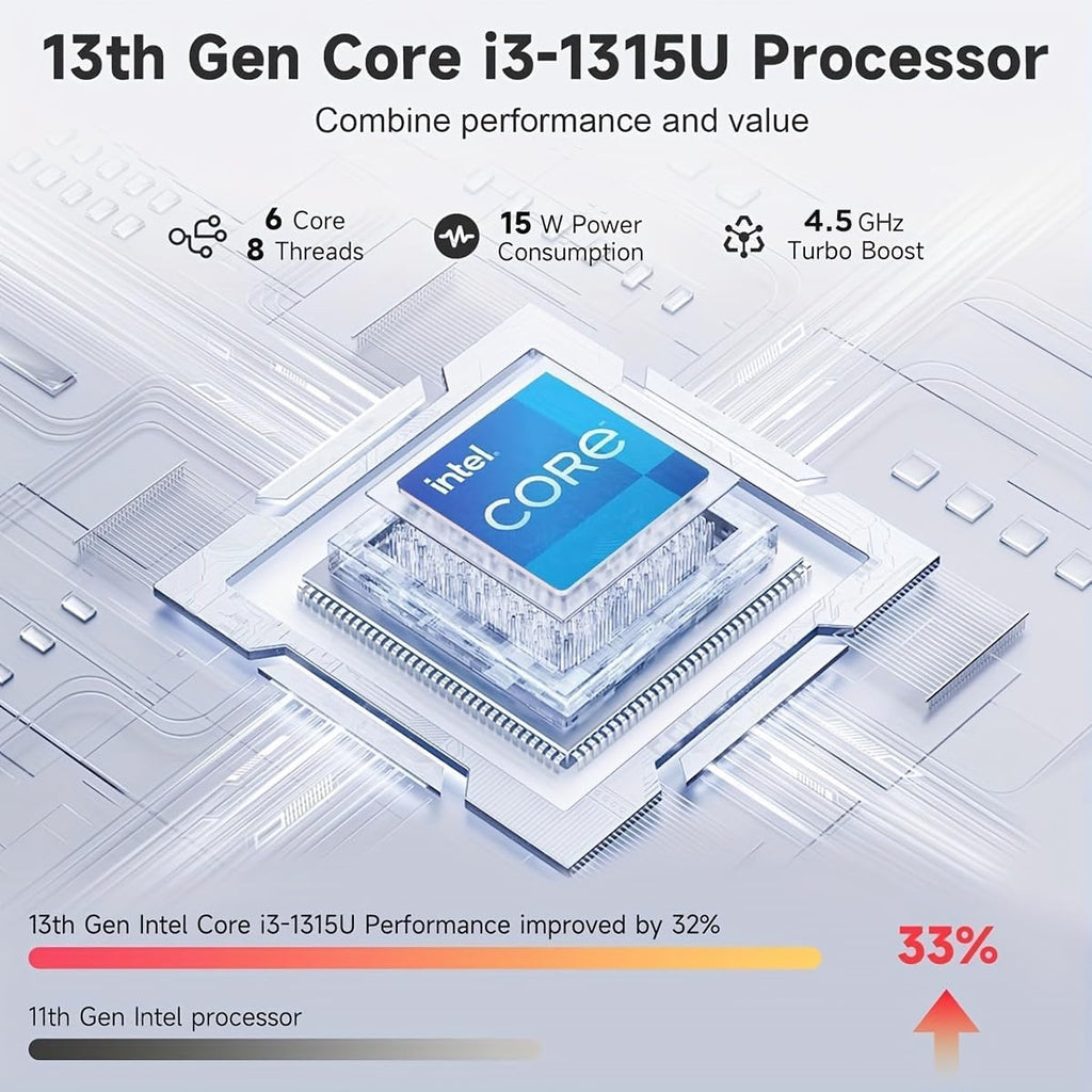 Ordinateur compact portable ASUS Vivobook 14 FHD pour étudiants et jeunes professionnels (2025) : processeur Intel i3 6 cœurs, 16 Go de RAM, 1 To de stockage (SSD 512 Go + extension 500 Go), HubxcelAccessory, Wi-Fi, Windows 11 Pro, licence Microsoft