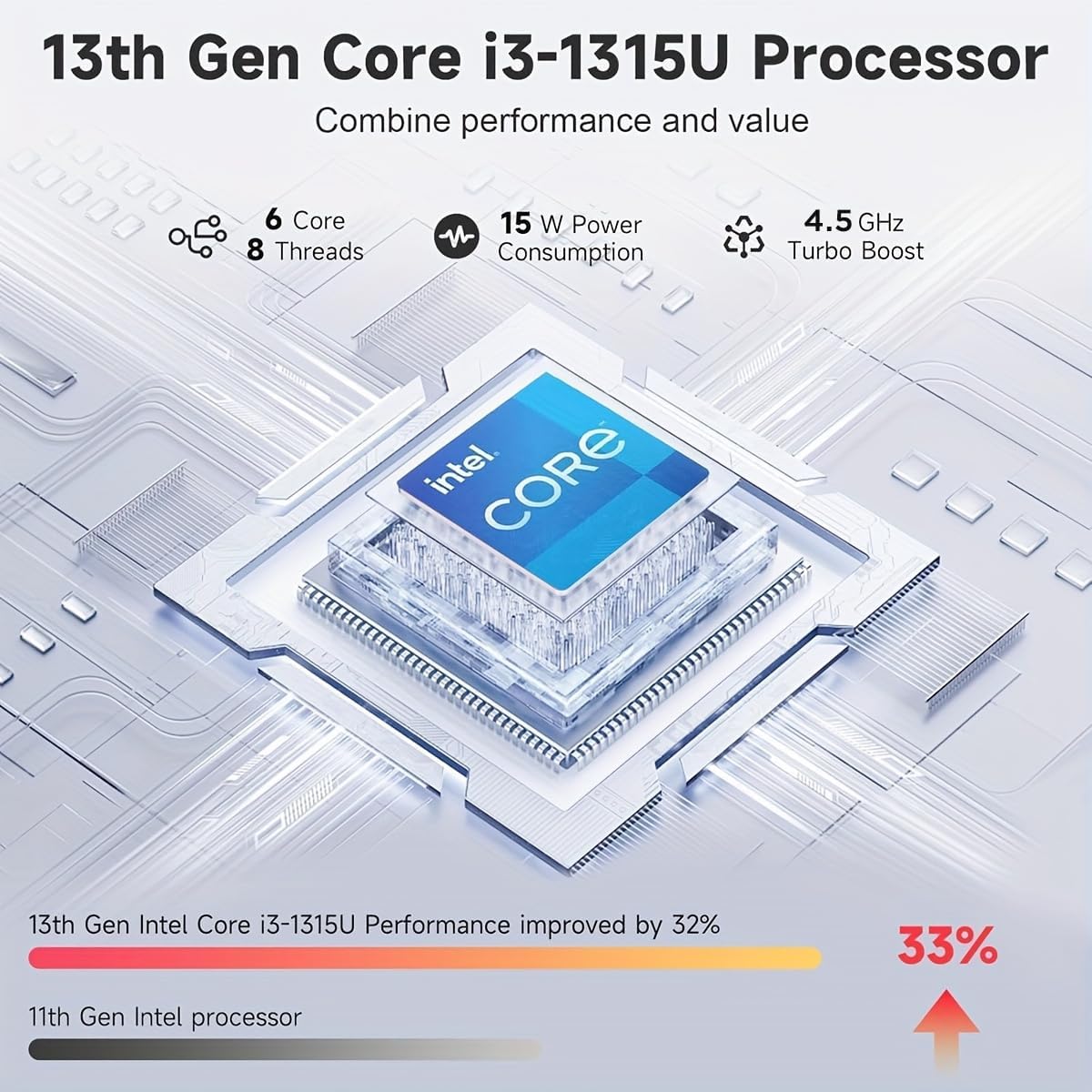Ordinateur compact portable ASUS Vivobook 14 FHD pour étudiants et jeunes professionnels (2025) : processeur Intel i3 6 cœurs, 16 Go de RAM, 1 To de stockage (SSD 512 Go + extension 500 Go), HubxcelAccessory, Wi-Fi, Windows 11 Pro, licence Microsoft