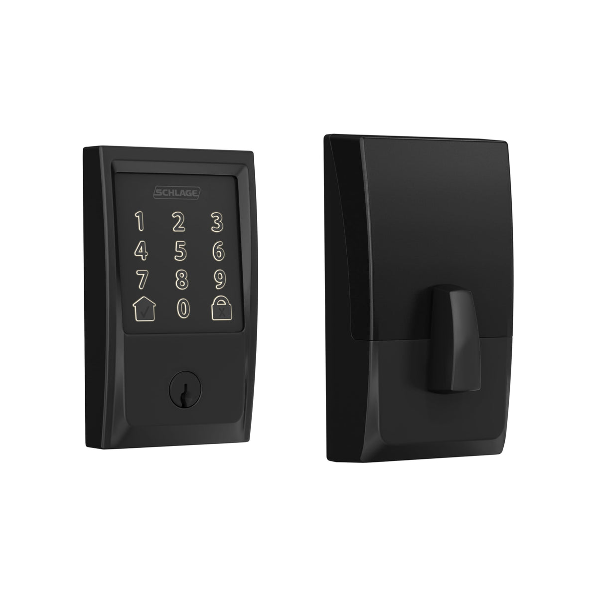 Serrure de sécurité intelligente SCHLAGE doté de clavier tactile Wi-Fi