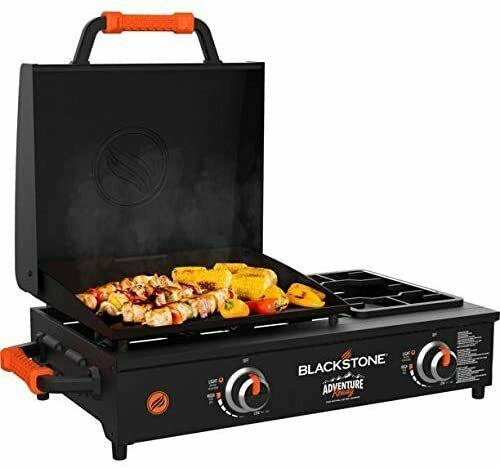 Plaque de cuisson de table Blackstone Adventure Ready de 43 cm (17 pouces) dotée de plaque de cuisson noire