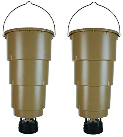 Mangeoire suspendue tout-en-un de 5 gallons pour cerfs doté de minuterie réglable