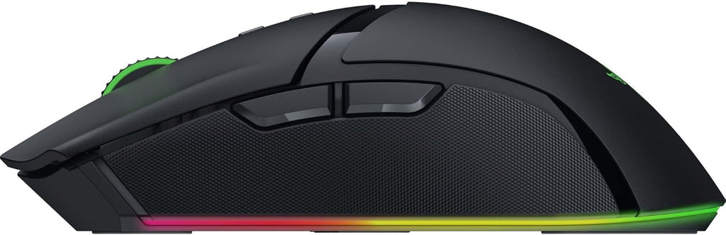 Souris gaming à connectivité sans fil Razer Cobra Pro : 10 commandes personnalisables - Éclairage Chroma RGB - Capteur optique 30 000 points de couleur - Interrupteurs Gen 3 - 2,4 GHz, Bluetooth et USB Type-C - allant jusqu’à 170 h d’autonomie - Noir