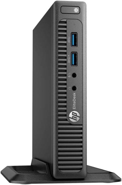 Ordinateur de bureau HP EliteDesk 705 G3 Mini | AMD A12-9800E (3,1 GHz - 3,8 GHz) | 8 Go de RAM | SSD de 256 Go | Clavier et souris | Wi-Fi USB | Bluetooth USB | Windows 11 Professionnel (Reconditionné) – Modèle pratique