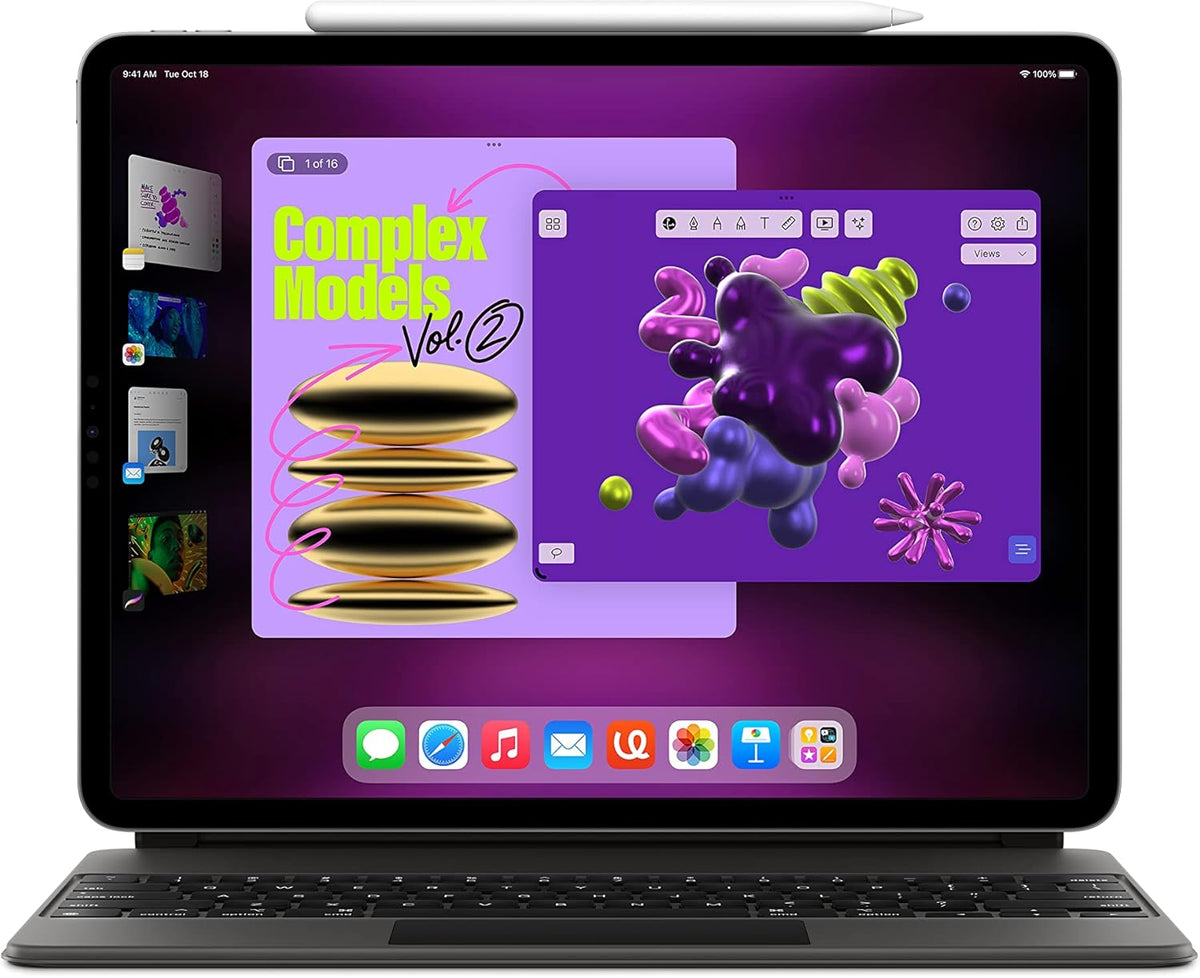 iPad Pro 12,9 pouces 128 Go d'Apple (2022) - Gris sidéral (reconditionné) pratique