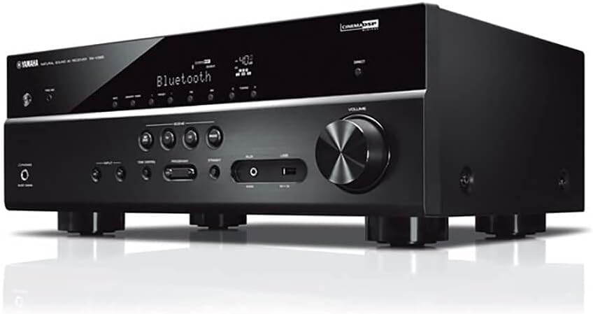 Récepteur audio-vidéo Yamaha RX-V385 5.1 canaux 4K Ultra HD doté de Bluetooth (reconditionné)