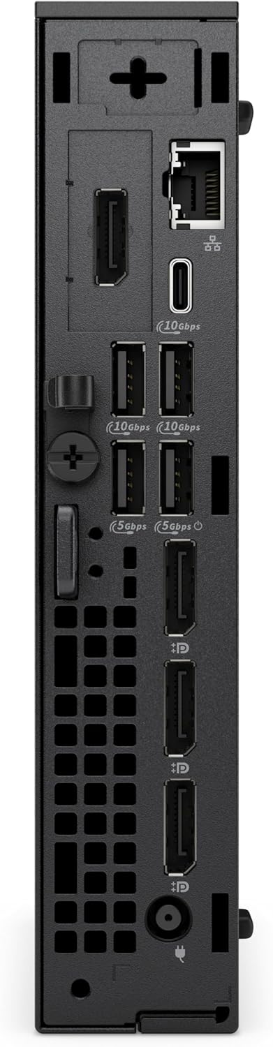 Mini PC Dell Pro Micro Plus (OptiPlex 7000 MFF nouvelle génération) : ordinateur de bureau professionnel, PC IA, processeur Intel Ultra 5 235T à 14 cœurs (supérieur à l'i7-13700T), 16 Go de RAM DDR5, SSD de 512 Go, Wi-Fi 6, Bluetooth, 4 ports…