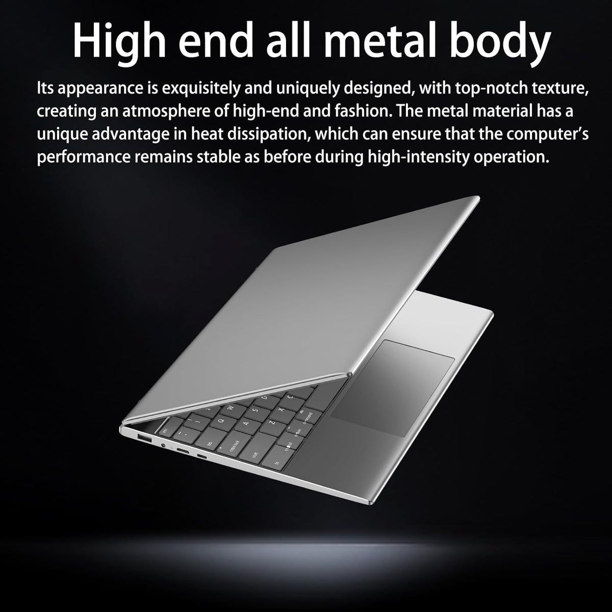 Ordinateur compact portable Morostron 13,5 pouces à écran tactile (16 Go de RAM, SSD de 512 Go), écran IPS 3K (3000 × 2000), processeur Celeron N5095 jusqu'à 2,9 GHz, clavier rétroéclairé, déverrouillage par empreinte digitale, Windows 11