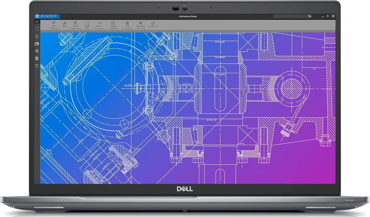 Station de travail mobile Dell Precision 3570, ordinateur compact portable professionnel 15,6 pouces FHD (1920×1080), processeur Intel Core i5-1250 de 12e génération, 16 Go de RAM, SSD de 512 Go, clavier rétroéclairé, Windows 11 Pro (reconditionné)