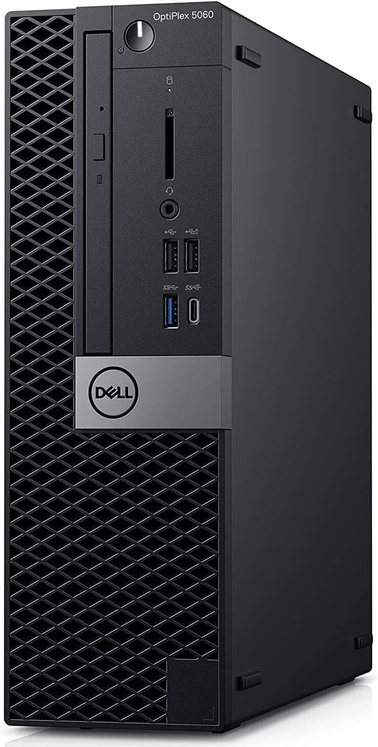 Ordinateur de bureau Dell OptiPlex 5060 sous Windows 11 | Processeur Intel Core i5-8500 six cœurs (4,3 GHz en mode Turbo) | 16 Go de RAM DDR4 | SSD de 500 Go + disque dur de 1 To | Wi-Fi + Bluetooth | PC pour un usage domestique ou le bureau…