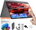 Ordinateur compact portable Lenovo Yoga 7i 2-en-1, écran tactile 2K de 16 pouces, processeur Intel Ultra 5 226V, 16 Go de RAM LPDDR5X, 3 To de stockage (SSD de 2 To et station d'accueil de 1 To), carte graphique Intel Arc, clavier rétroéclairé