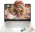 Ordinateur compact portable HP Stream 14 pour étudiants et professionnels, Microsoft Office 365, Copilot AI, 4 Go de RAM, 128 Go UFS, Intel N150 (quadricœur), Wi-Fi 6, Bluetooth 5.4, Windows 11 S (14 pouces, or rose, 128 Go, 4 Go de RAM)