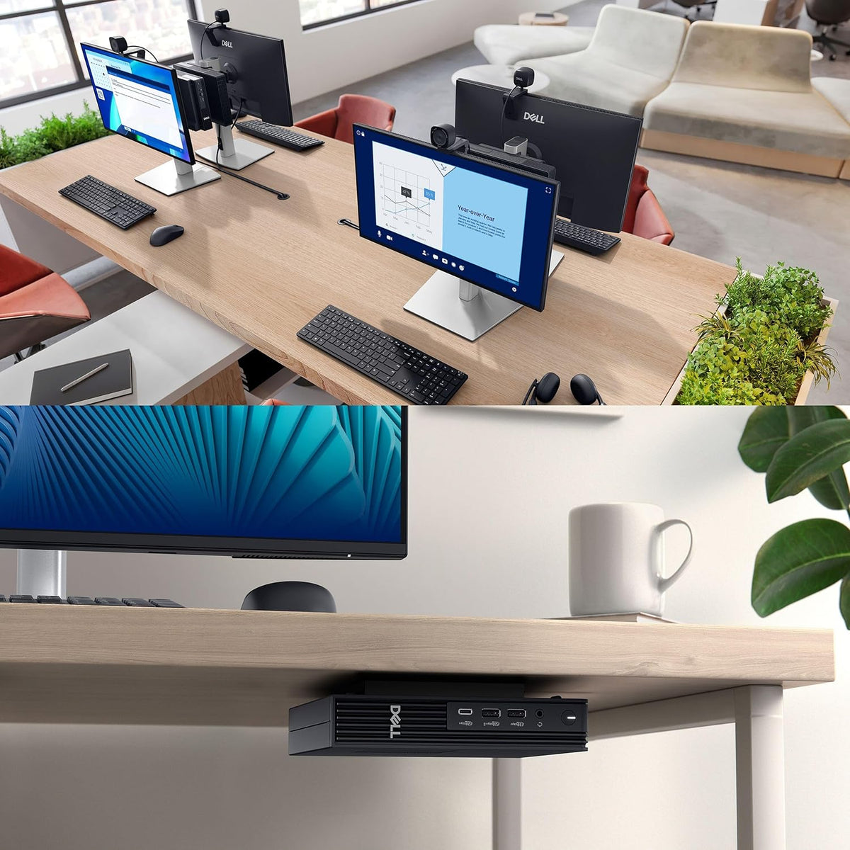 Mini PC Dell Pro Micro Plus (OptiPlex 7000 MFF nouvelle génération) : ordinateur de bureau professionnel, PC IA, processeur Intel Ultra 5 235T à 14 cœurs (supérieur à l'i7-13700T), 16 Go de RAM DDR5, SSD de 512 Go, Wi-Fi 6, Bluetooth, 4 ports…