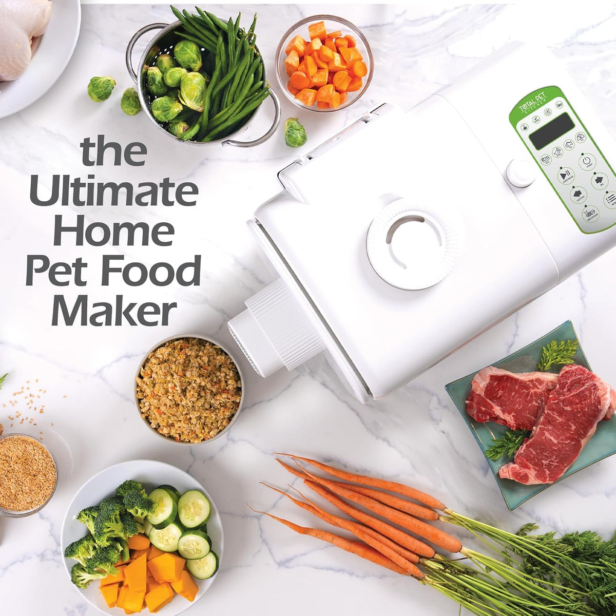 Multicuiseur tout-en-un pour aliments pour animaux, 4,5 litres, mélange et distribution – Modèle pratique