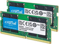 Kit de mémoire vive Crucial DDR4 16 Go (2 x 8 Go), 3 200 MHz (PC4-25600), sous-cadençable à 2 933/2 666 MHz, mémoire pour ordinateur compact portable SODIMM 260 broches, compatible avec les processeurs Intel Core de 13e génération et AMD Ryzen 7000