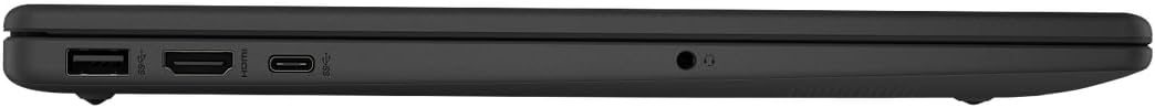 Ordinateur compact portable HP 15,6" FHD tactile, 16 Go de RAM, SSD de 256 Go, processeur AMD Ryzen 7 à 8 cœurs, Windows 11, Copilot, compatible IA, Wi-Fi 6, écouteurs PLUSERA et hub 8-en-1 inclus, noir.