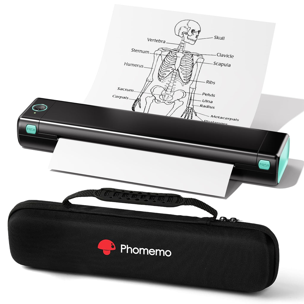 Imprimante thermique facile à transporter à connectivité sans fil Bluetooth PHOMEMO pour les déplacements