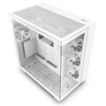 Boîtier PC gaming H9 Flow double chambre ATX moyen tour – Modèle pratique